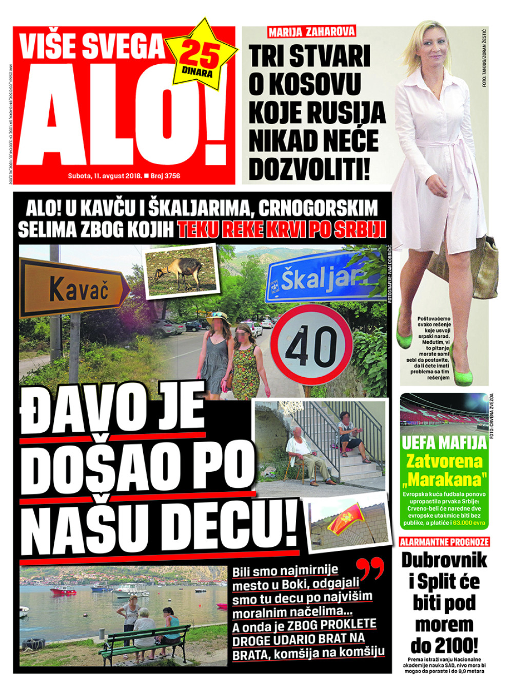 Naslovna za: 11.8.2018