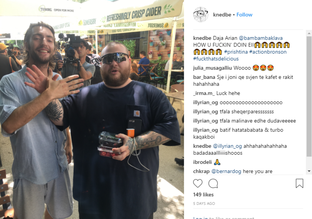 AMERIČKI REPER PROVOCIRAO IZ PRIŠTINE Nekoliko dana pre nego što je uhapšen pokazivao znak VELIKE ALBANIJE (FOTO)