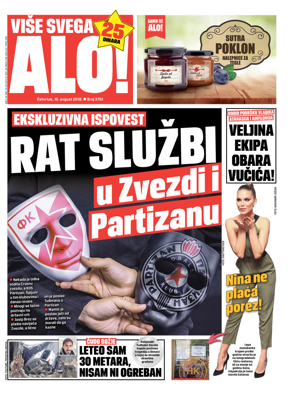 Naslovna za: 16.8.2018