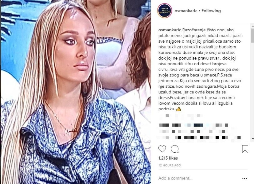 "ZADRUGA 2" POČINJE ZA 5 DANA: Ono što je Luna poručila svim udatim ženama će vas iznenaditi!