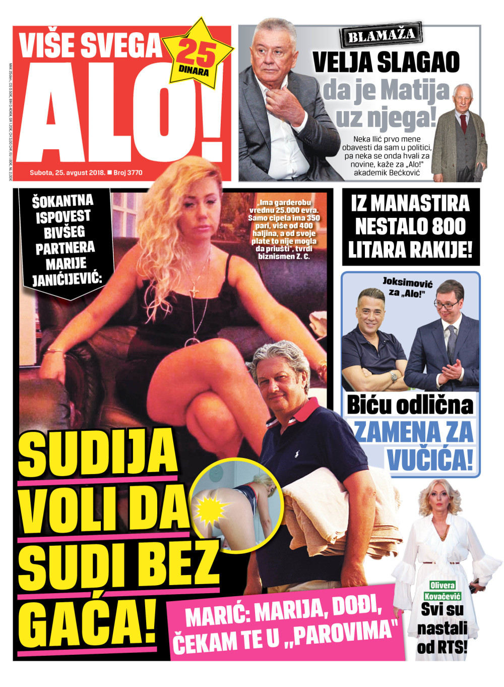 Naslovna za: 25.8.2018