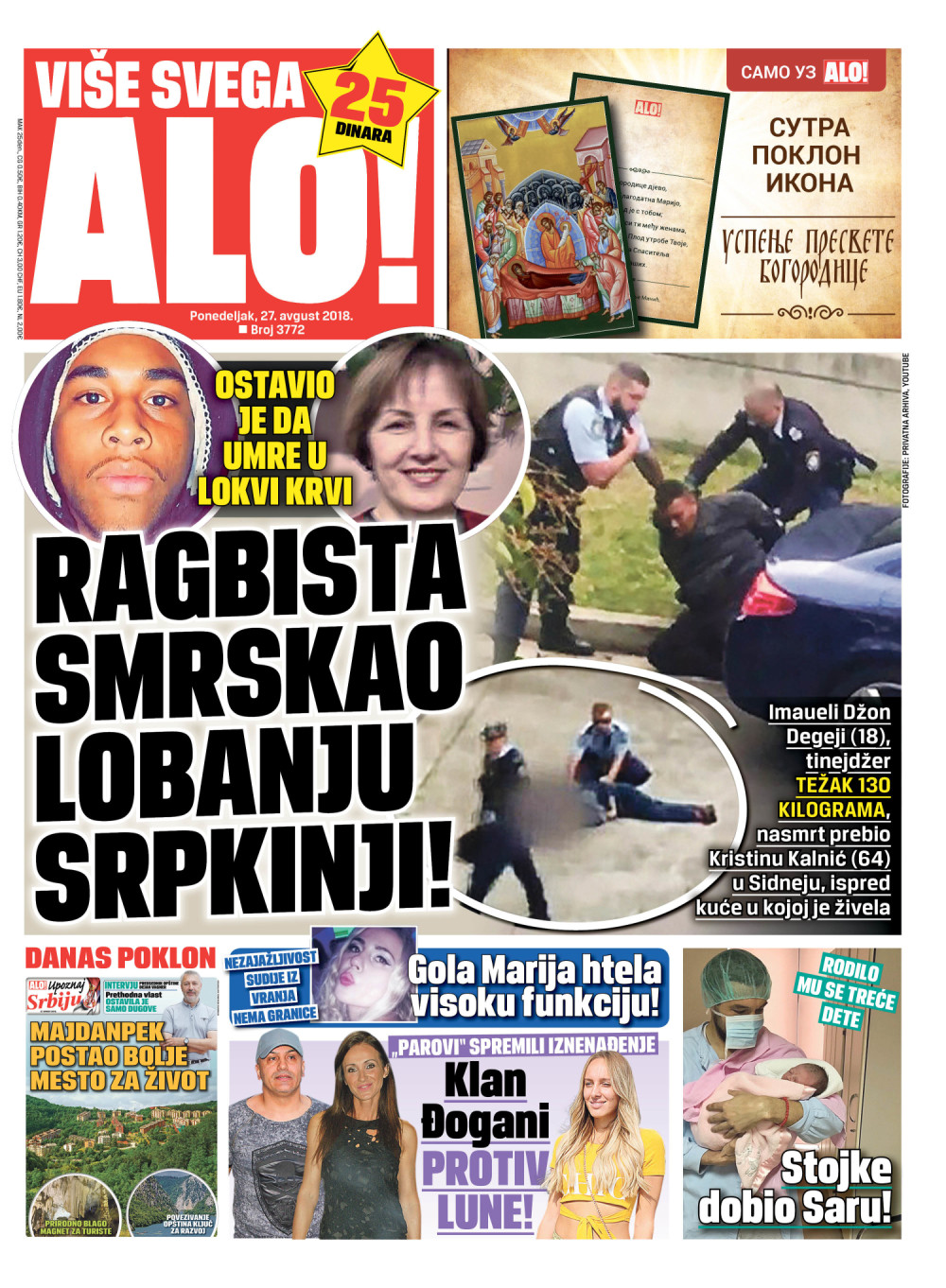 Naslovna za: 27.8.2018