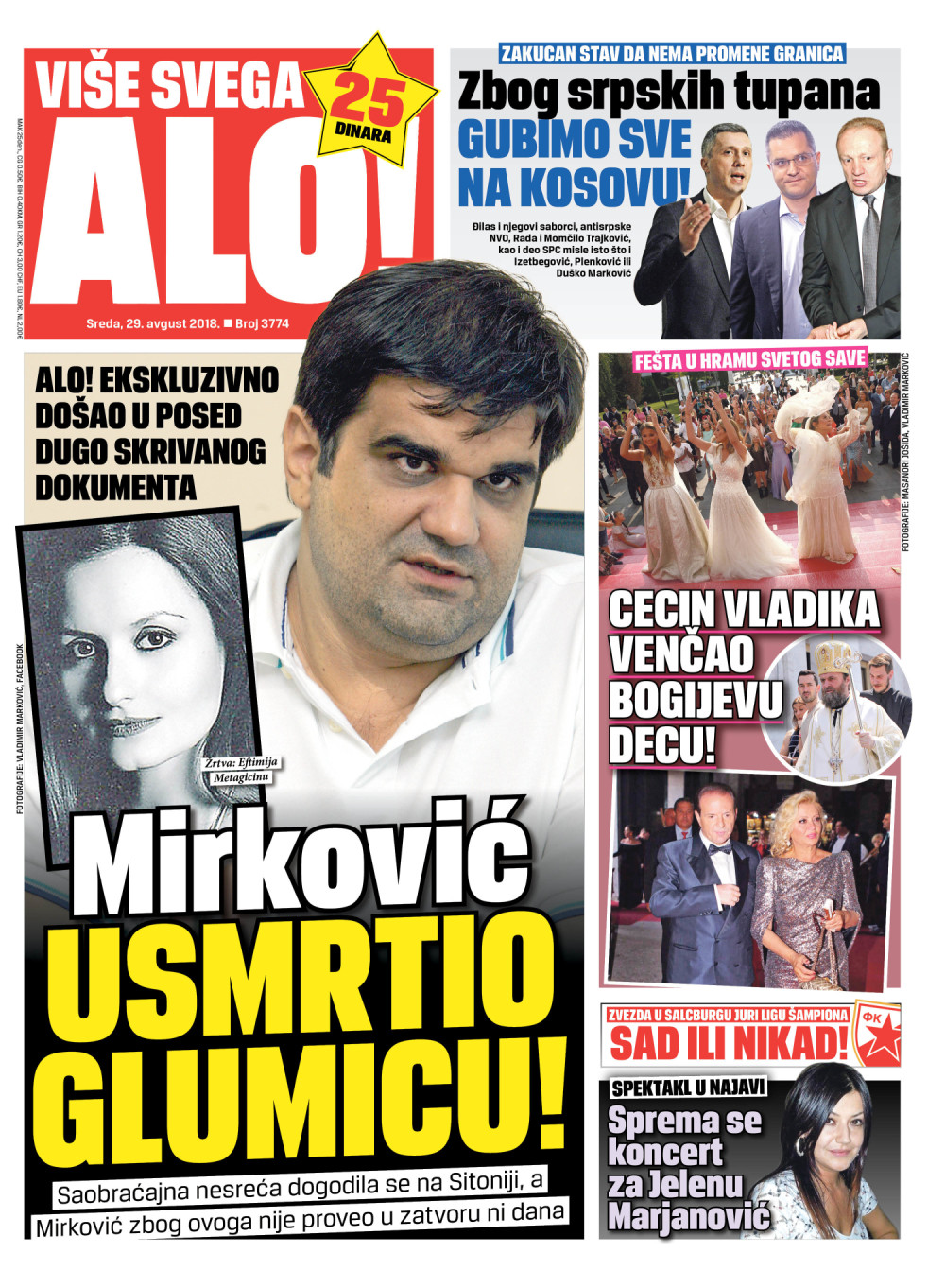 Naslovna za: 29.8.2018