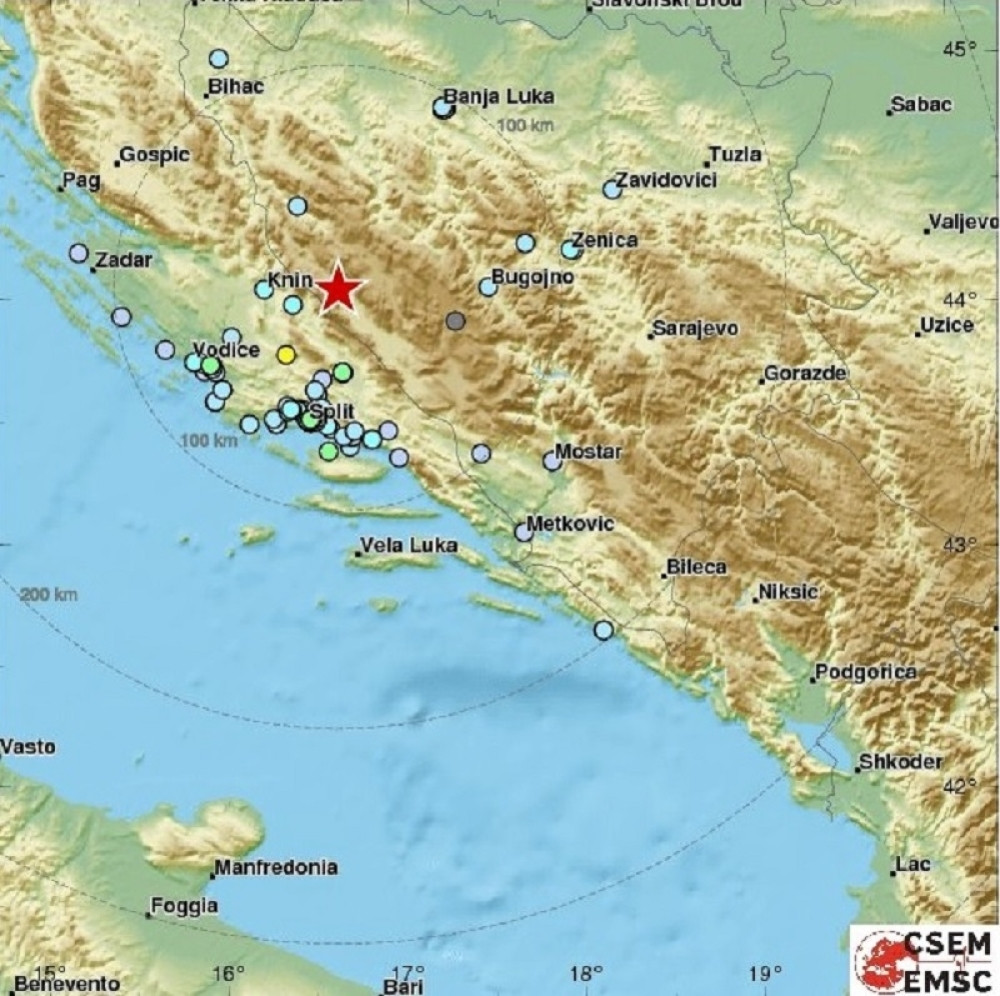 JAK ZEMLJOTRES U BOSNI, POTRES PROBUDIO I HRVATSKU: "Krevet mi se ljuljao, čuo sam tresku prozora"