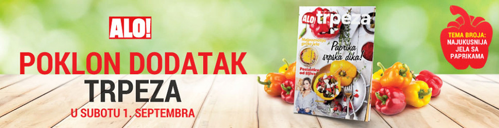 Poklon kulinarski magazin "Trpeza"