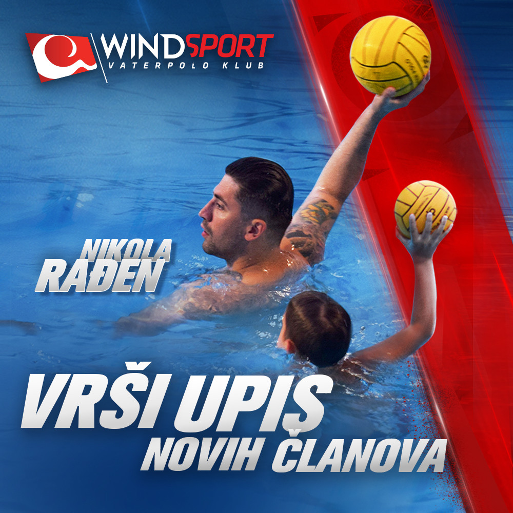 BUDI ŠAMPION, UČI KOD RAĐENA! U toku je upis najmlađih vaterpolista!