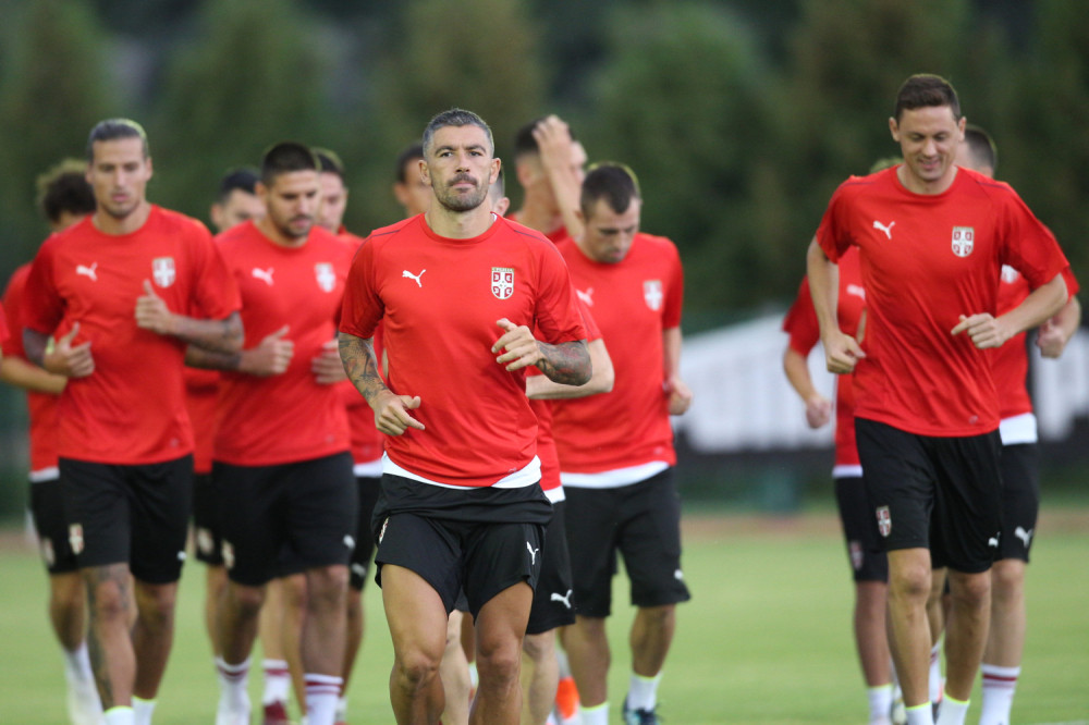 Dmitrović i Maksimović: Nema kalkulacija, želimo prvo mesto u grupi (FOTO)