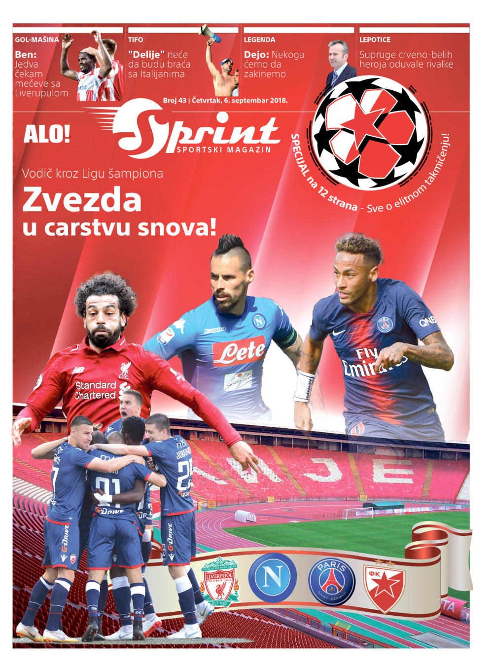 Sve o Zvezdi u Ligi šampiona!!!