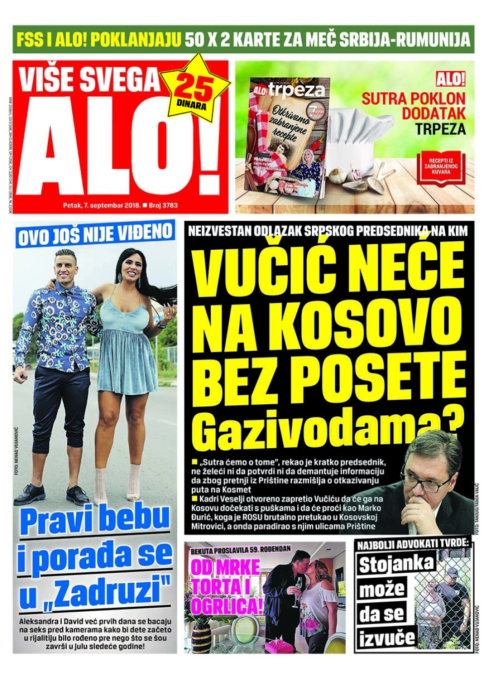 Naslovna za: 7.9.2018