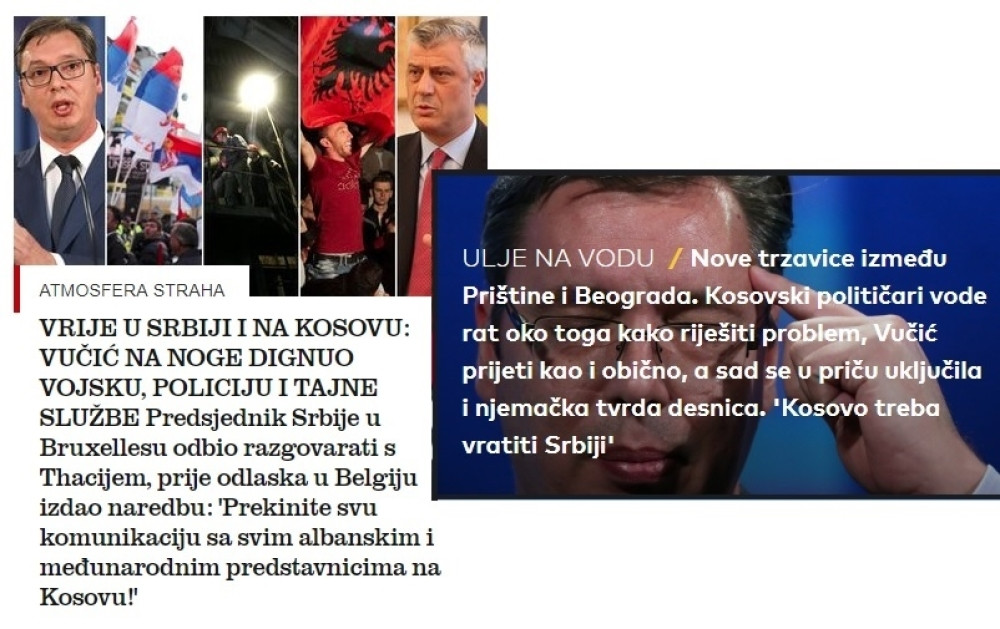 Hrvati PRIZIVAJU ZLO i likuju zbog napetosti na Kosovu!