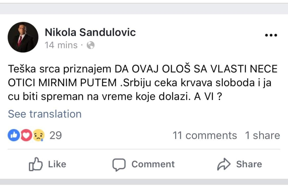 Opozicija najavljuje nove nemire, a za sve im je kriv JEDAN ČOVEK
