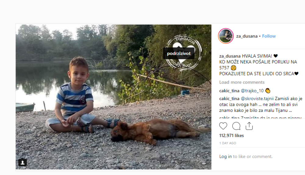 Mali Dušan stigao u bolnicu, ovako je protekao put!