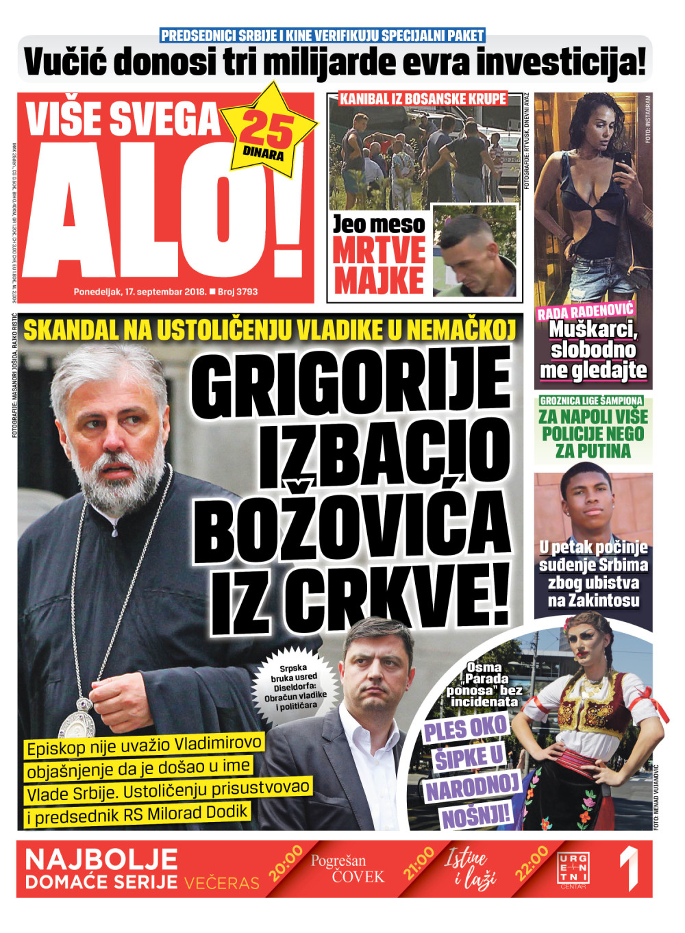 Naslovna za: 17.9.2018