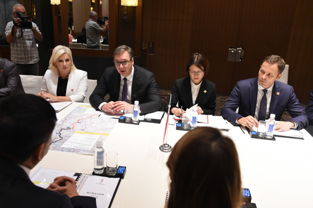 Vučić danas razgovarao sa kineskim bankarima i privrednicima