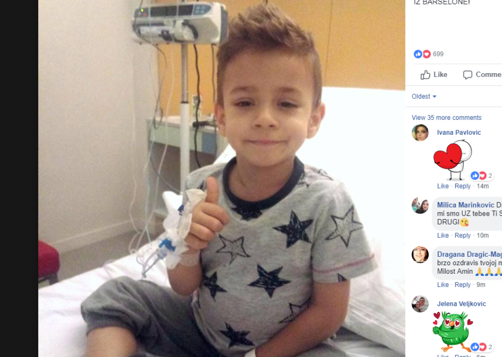 Mali Dušan, koji je ujedinio Srbiju u borbi protiv opake bolesti, IZGUBIO ŽIVOTNU BITKU!