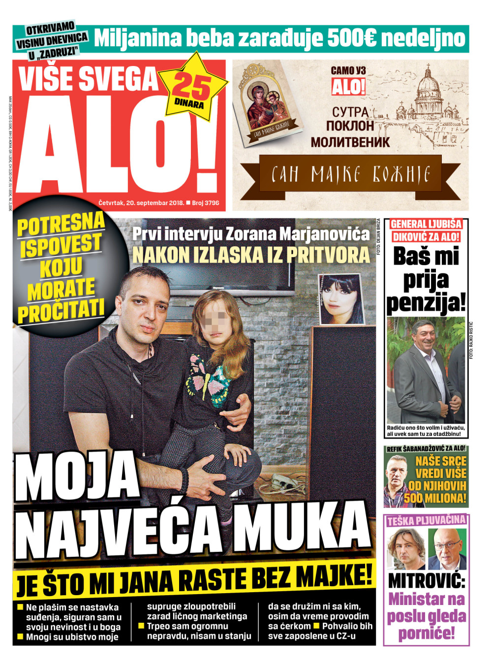 Naslovna za: 20.9.2018