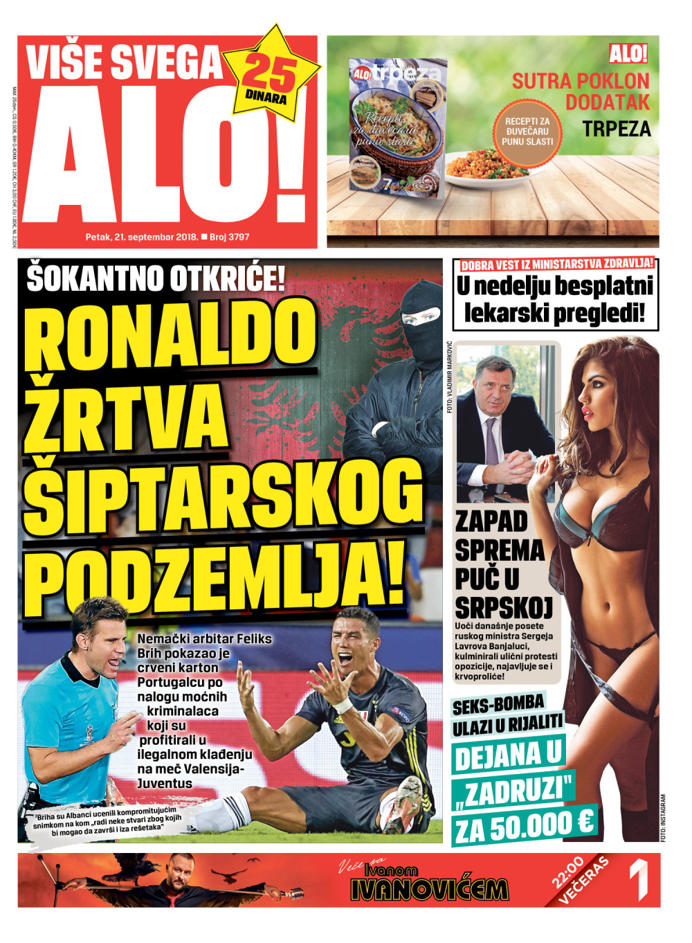 Naslovna za: 21.9.2018