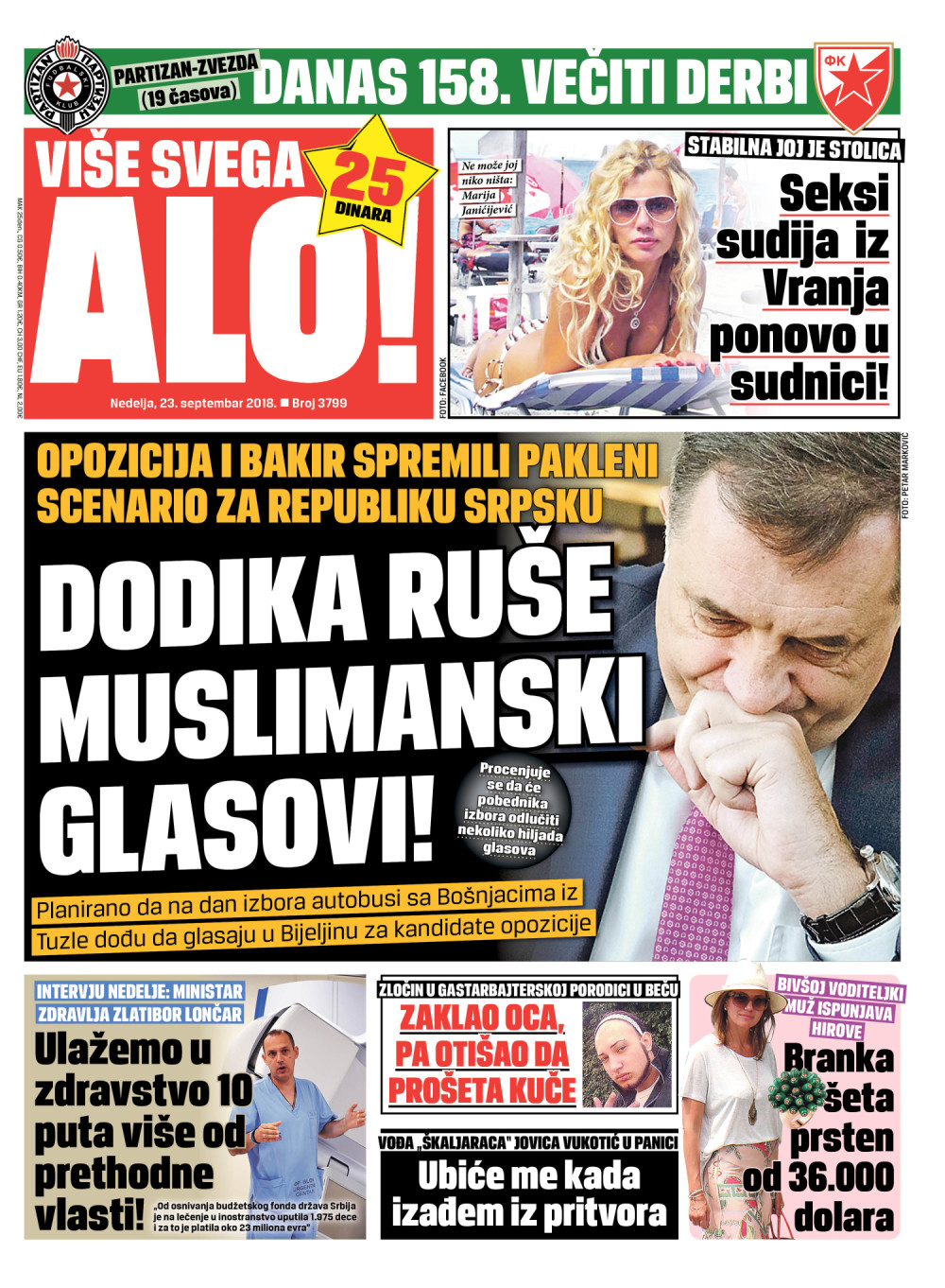 Naslovna za: 23.9.2018