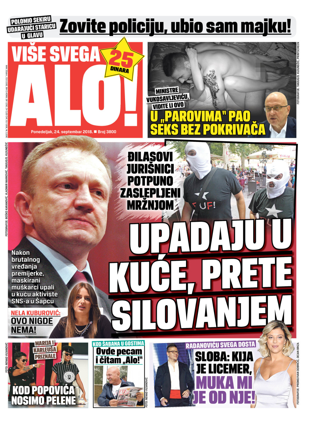 Naslovna za: 24.9.2018
