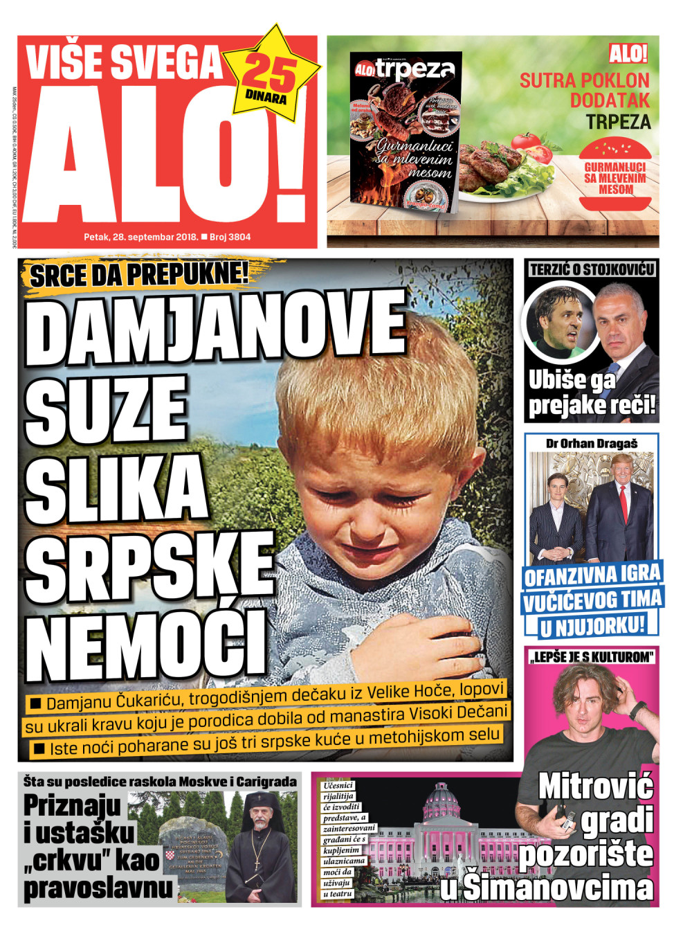 Naslovna za: 28.9.2018