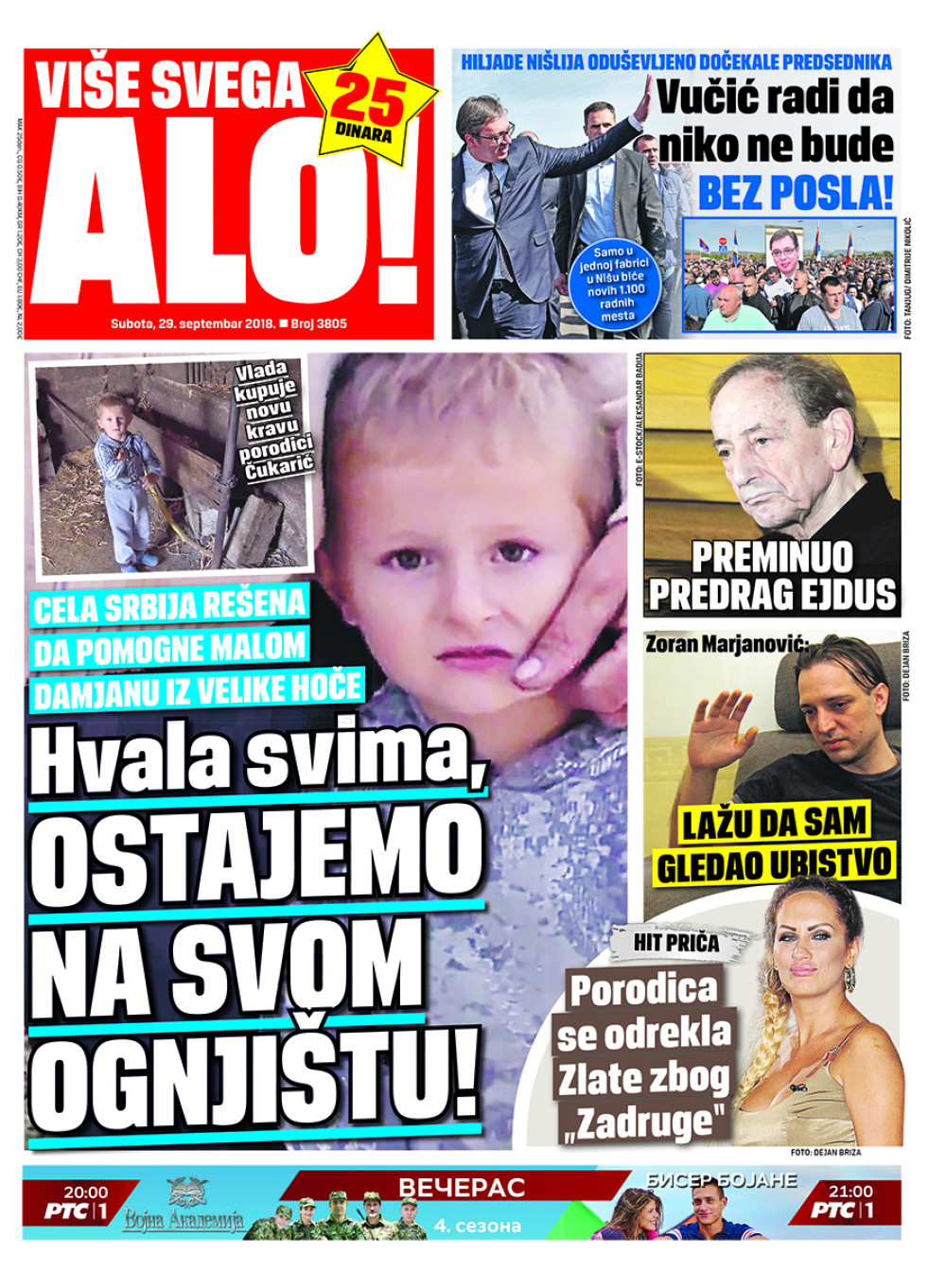 Naslovna za: 29.9.2018