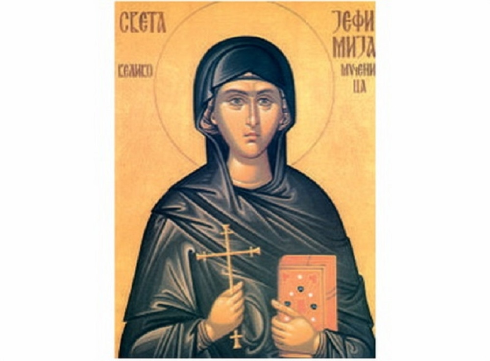 DANAS JE PRAZNIK SVETE JEFIMIJE: Svaka žena danas bi trebalo da uradi jednu važnu stvar!