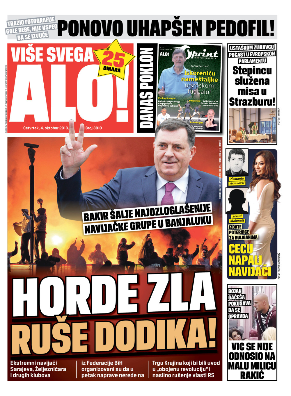Naslovna za: 4.10.2018
