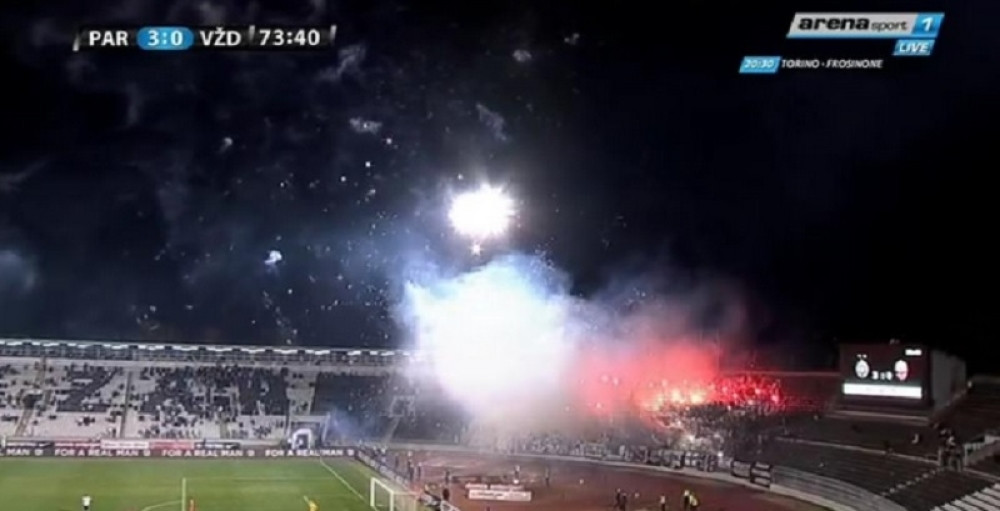 Partizan sa 4:0 srušio Voždovac i ČASTIO navijače za rođendan! (VIDEO)