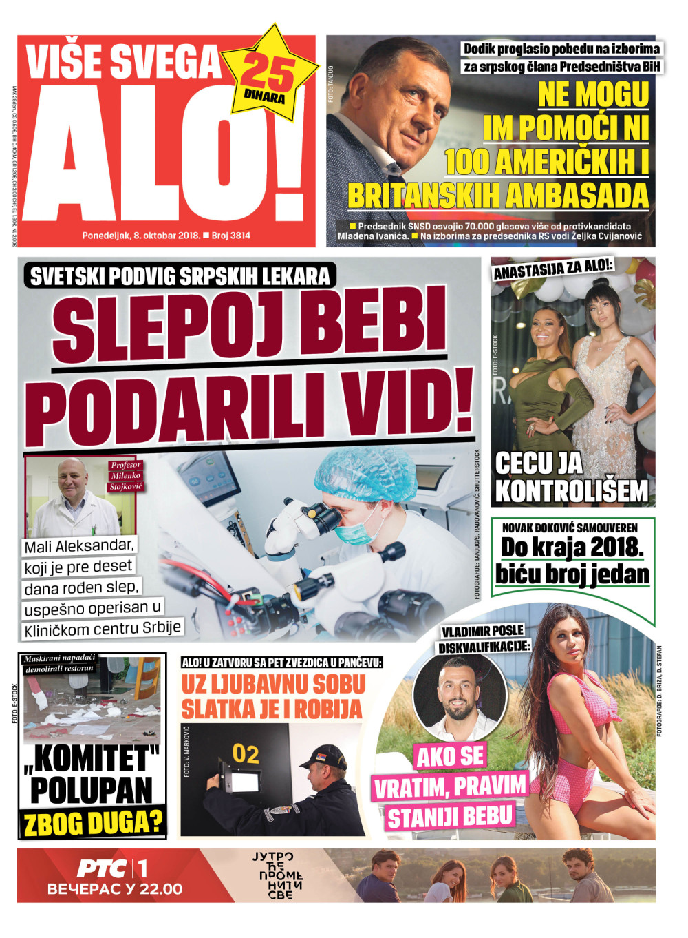 Naslovna za: 8.10.2018