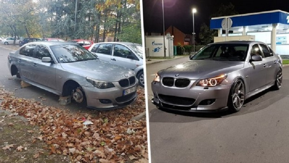 Sa parkiranog auta skinuli sve četiri felne i ostavili ga na ciglama, a sada prijatelj vlasnika moli za pomoć (FOTO)