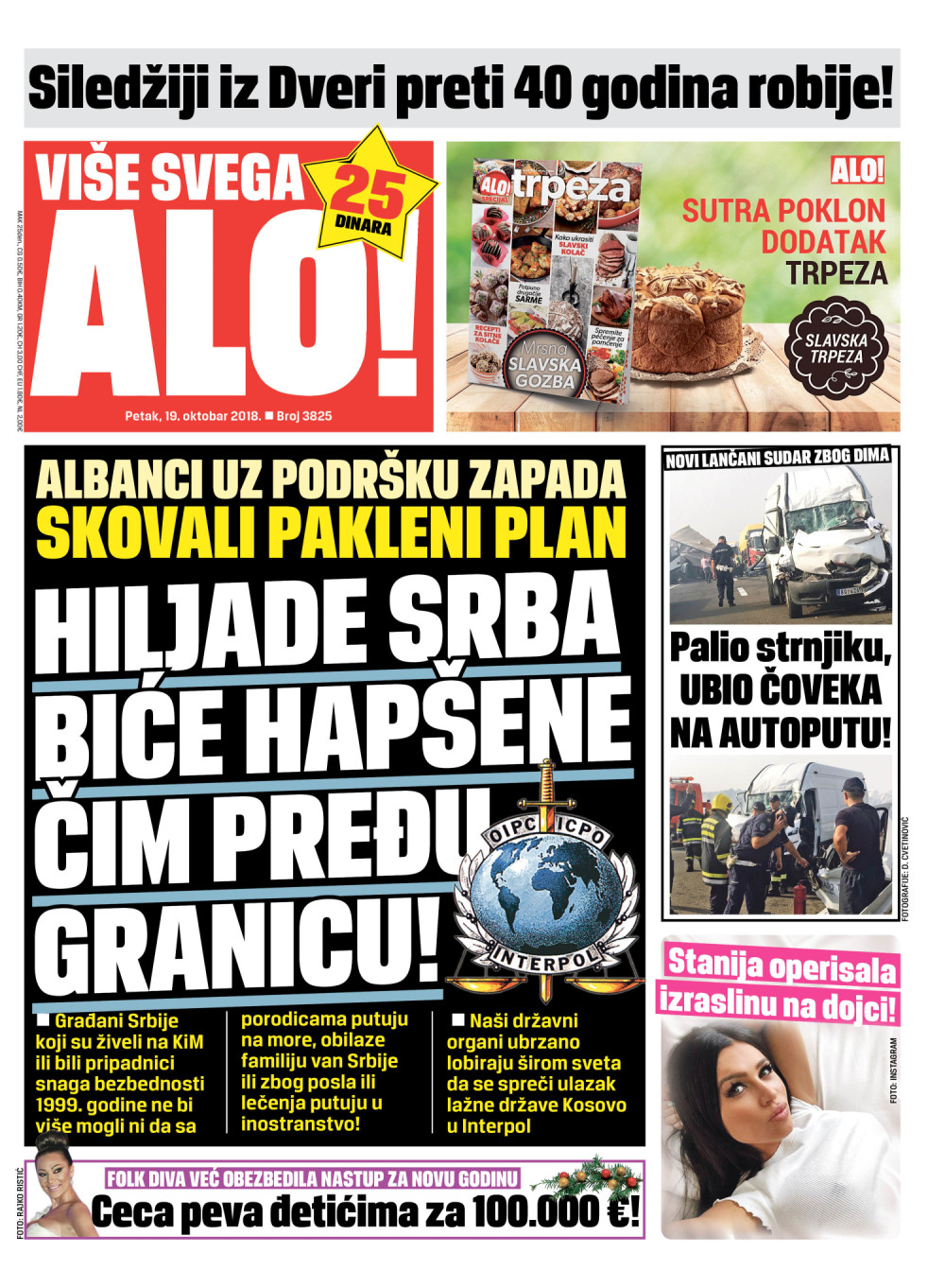 Naslovna za: 19.10.2018