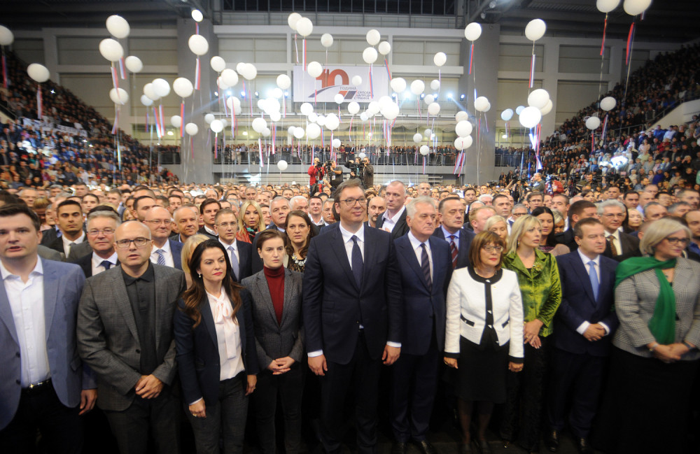 Proslavljen jubilej najjače stranke u Srbiji! Vučić: Hrabar, trnovit i uspešan put... Hvala svima!