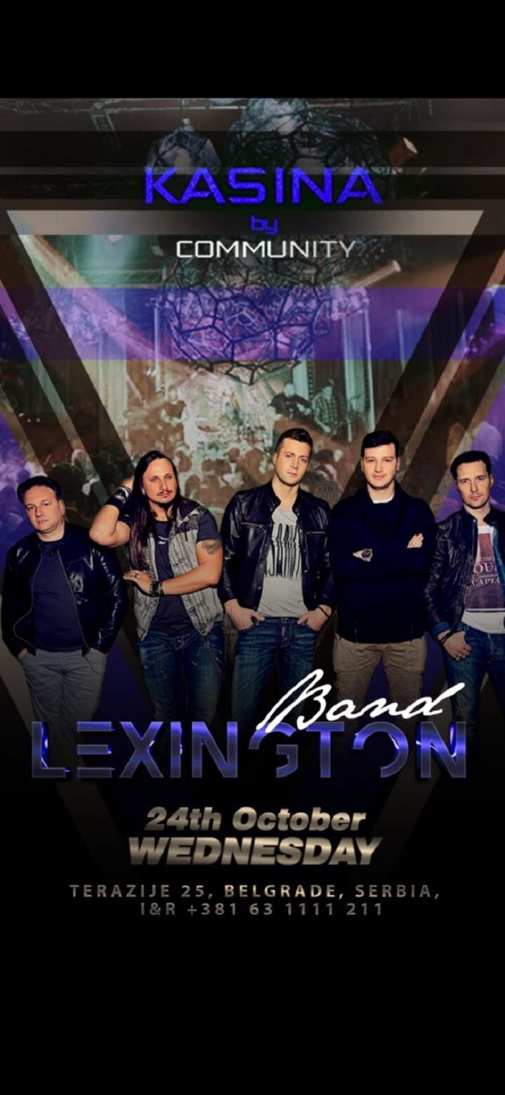 Lexington Band u "Kasini" ove srede! Napraviće lom!