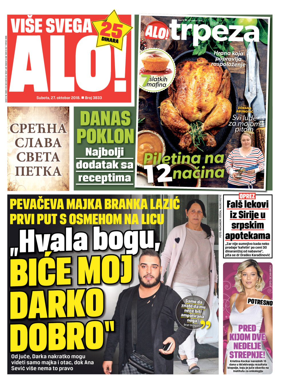Naslovna za: 27.10.2018