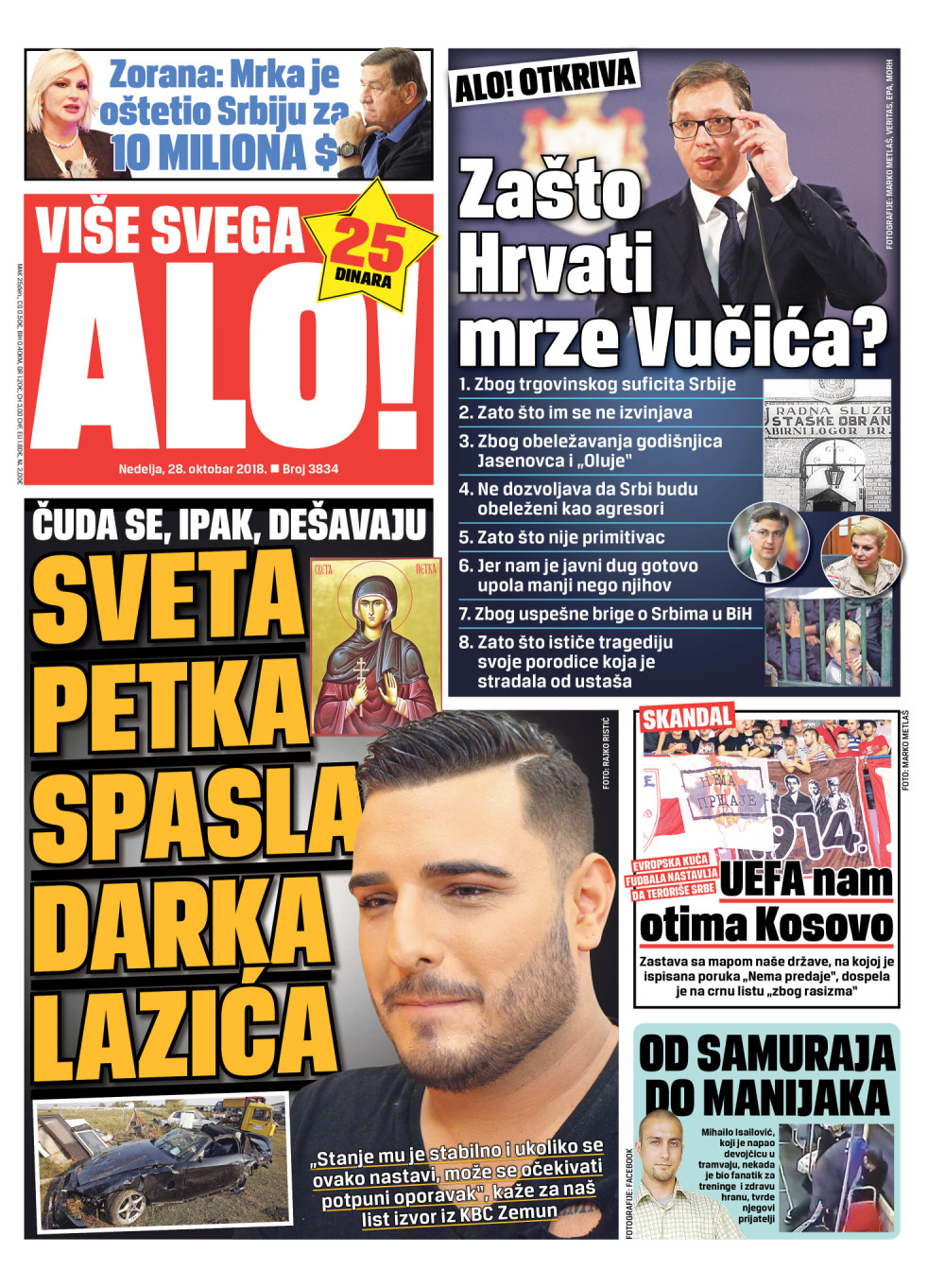Naslovna za: 28.10.2018