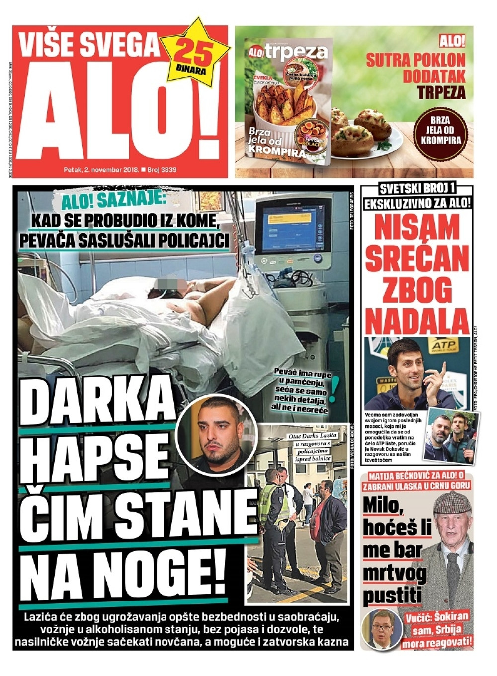 Naslovna za: 2.11.2018