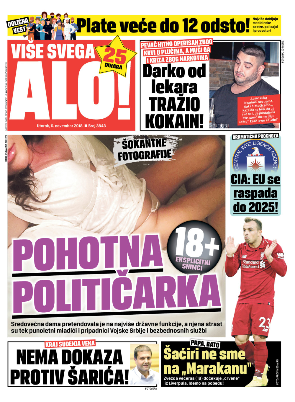 Naslovna za: 6.11.2018