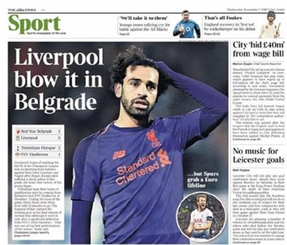 Strana štampa prepuna Zvezdinog podviga nad Liverpulom, ali jedan naslov je ipak izdominirao! (FOTO)