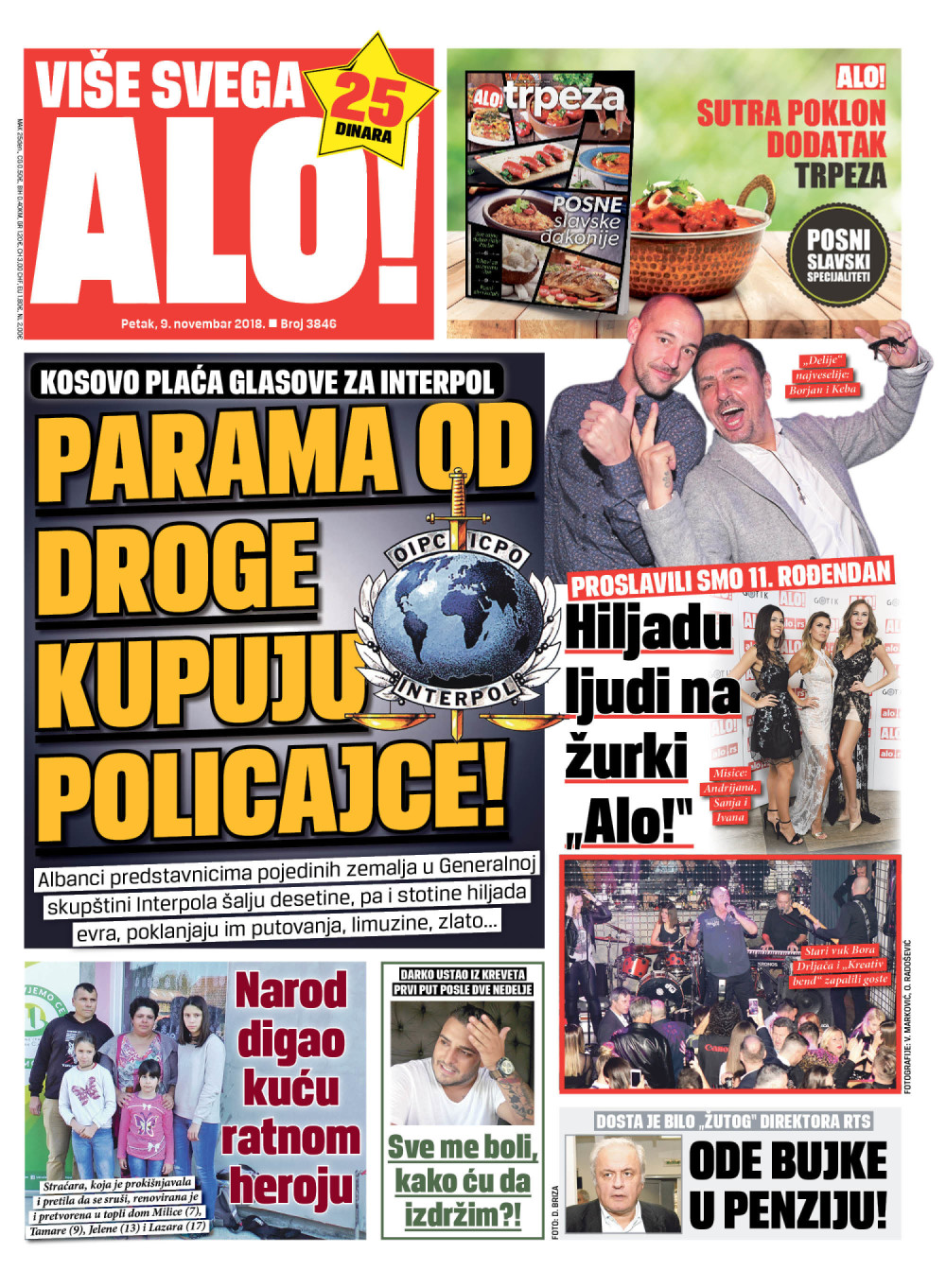 Naslovna za: 9.11.2018