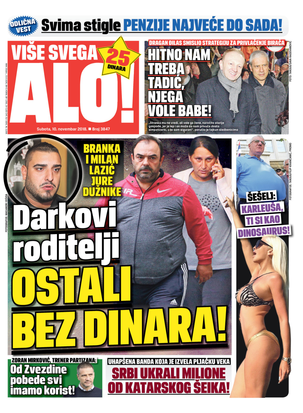 Naslovna za: 10.11.2018