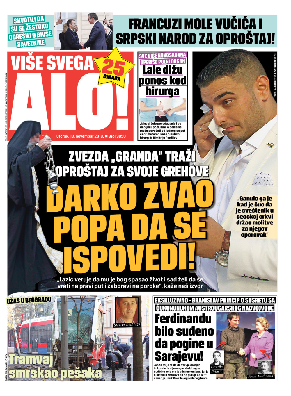 Naslovna za: 13.11.2018