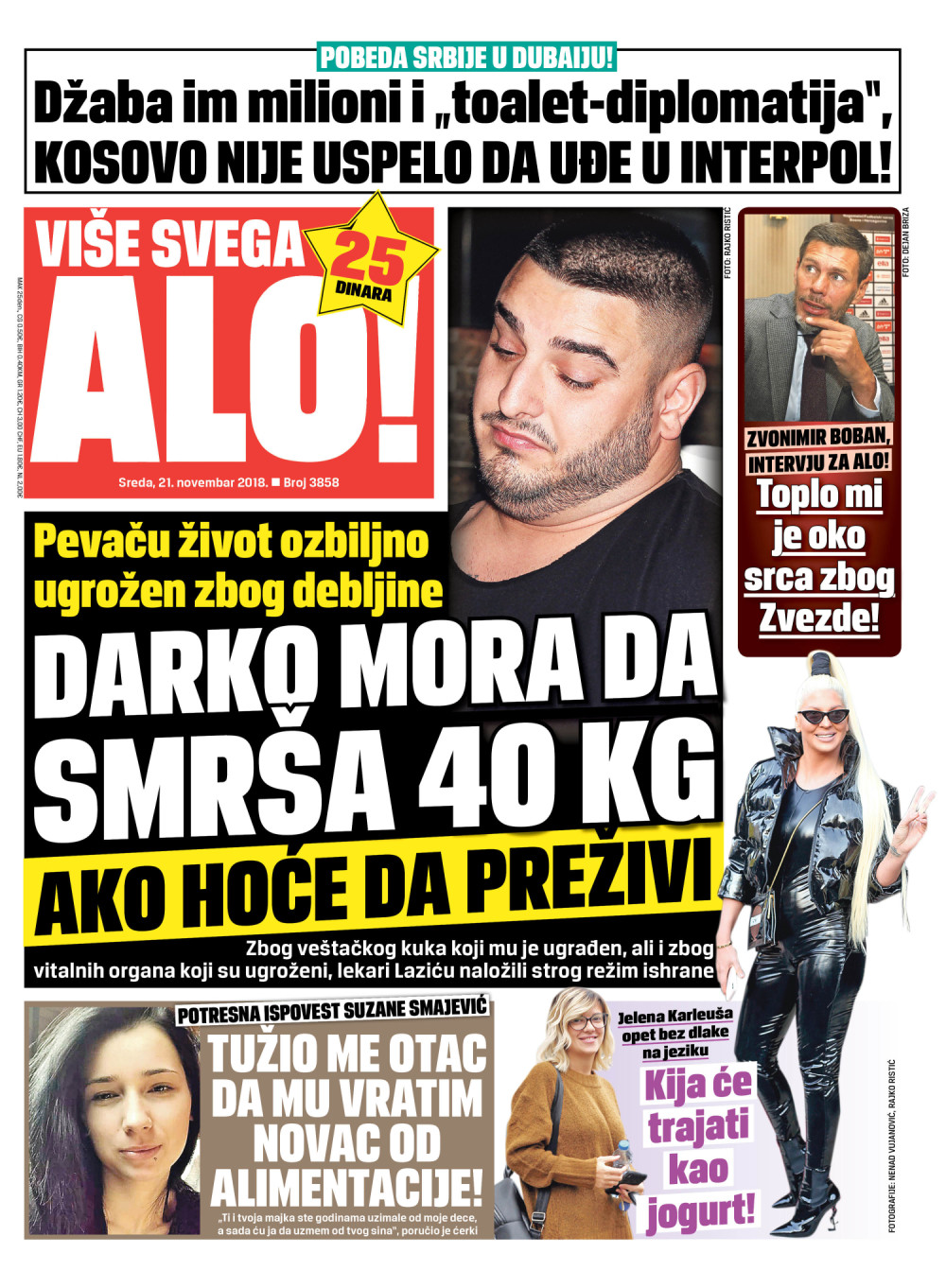 Naslovna za: 21.11.2018