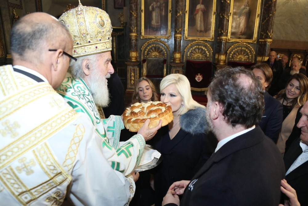 Zorana slavila sa patrijarhom!