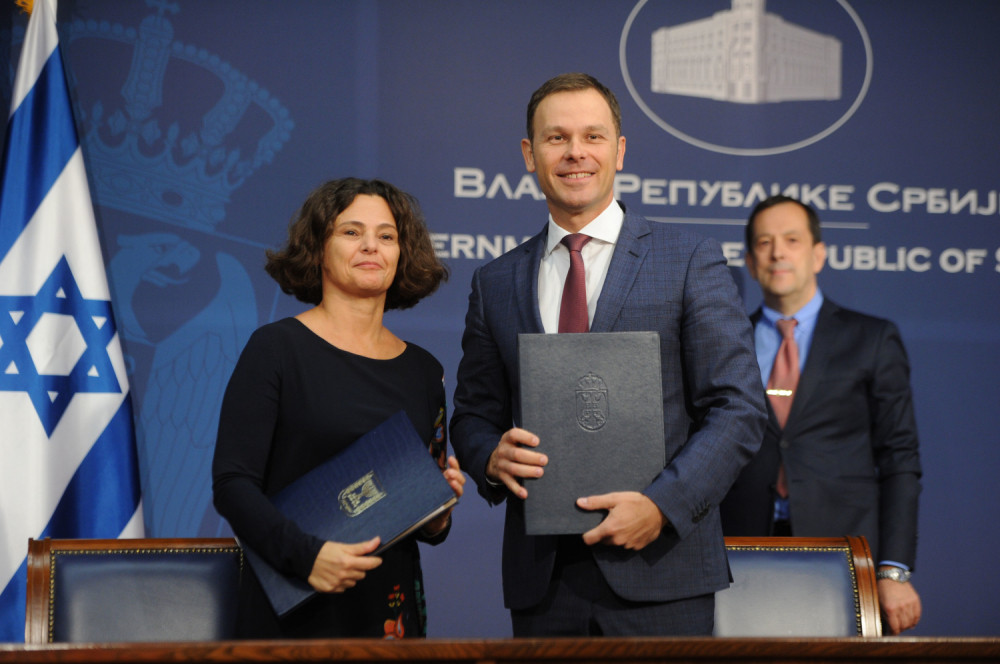 Ministar Mali i izraelska ambasadorka potpisali ugovor o izbegavanju dvostrukog oporezivanja