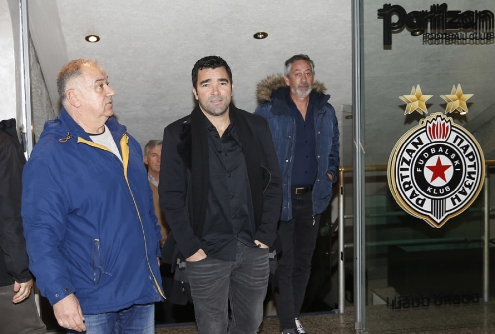 Legendarni Deko posetio Partizan (FOTO + VIDEO)