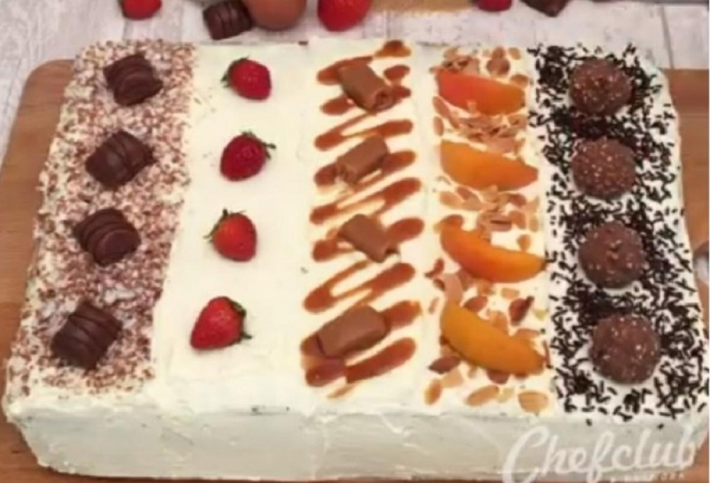 POSLASTIČARSKO ČUDO! TORTA MULTIGUSTO Za sat vremena dobijete 5 različitih poslastica u jednoj! (VIDEO)