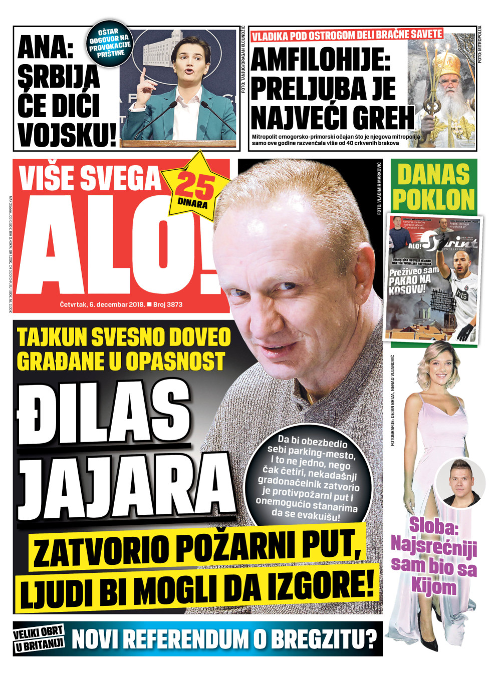 Naslovna za: 6.12.2018