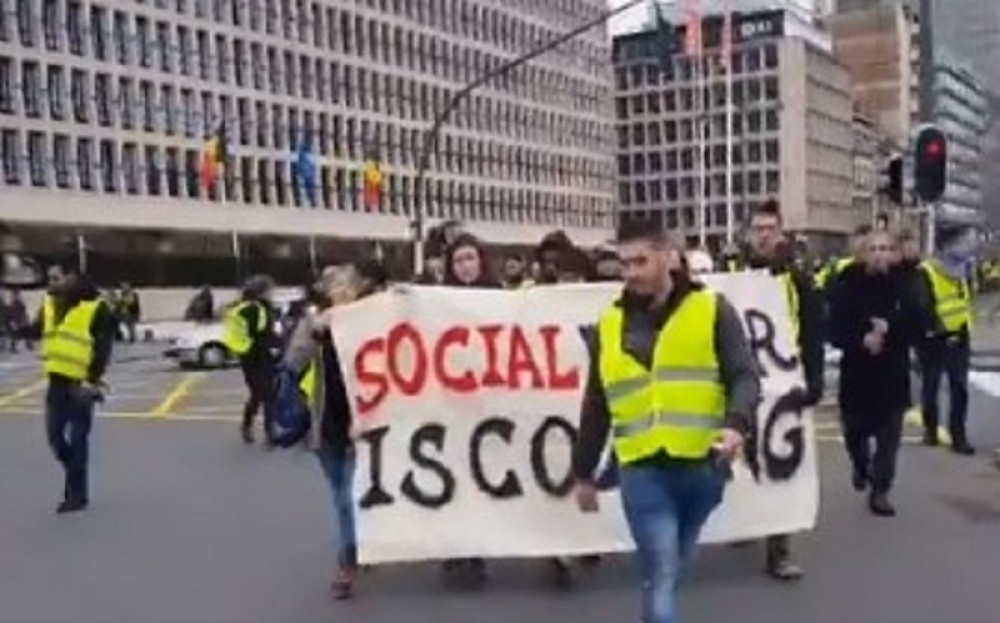 Više od 400 demonstranata uhapšeno u Briselu