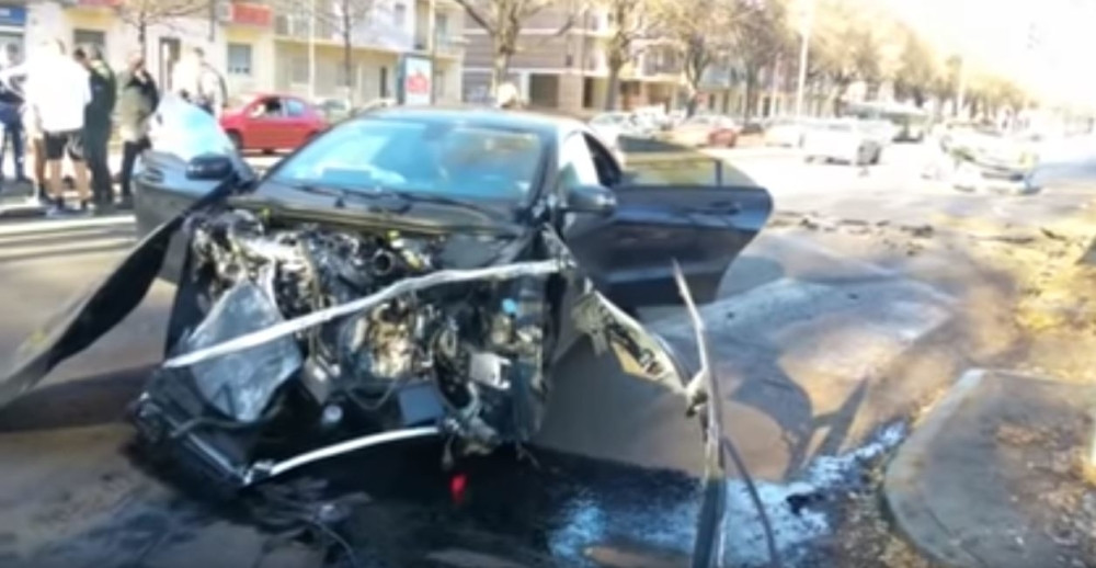 Detalji saobraćajke bivšeg fudbalera Crvene zvezde: Policajci jurili 180 na sat i zakucali se u auto sa igračima Juventusa!