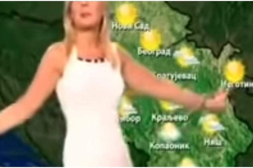 Voditeljka RTS-a najavila vremensku prognozu, a onda se na ekranu pojavio njen NAJVEĆI BLAM